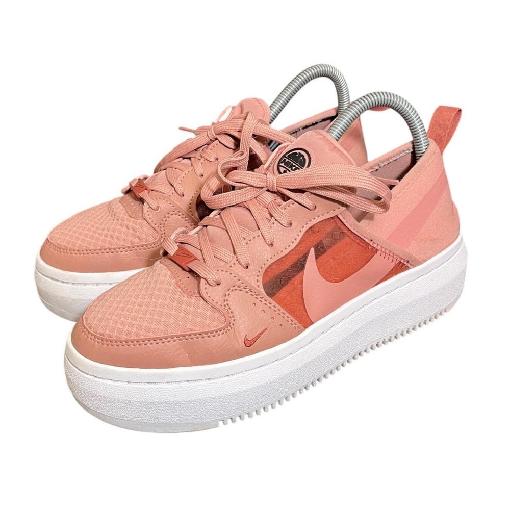Nike Court Vision Alta TXT "Rust Pink" CW6536-600 Sneakers Shoes Womens Size 8